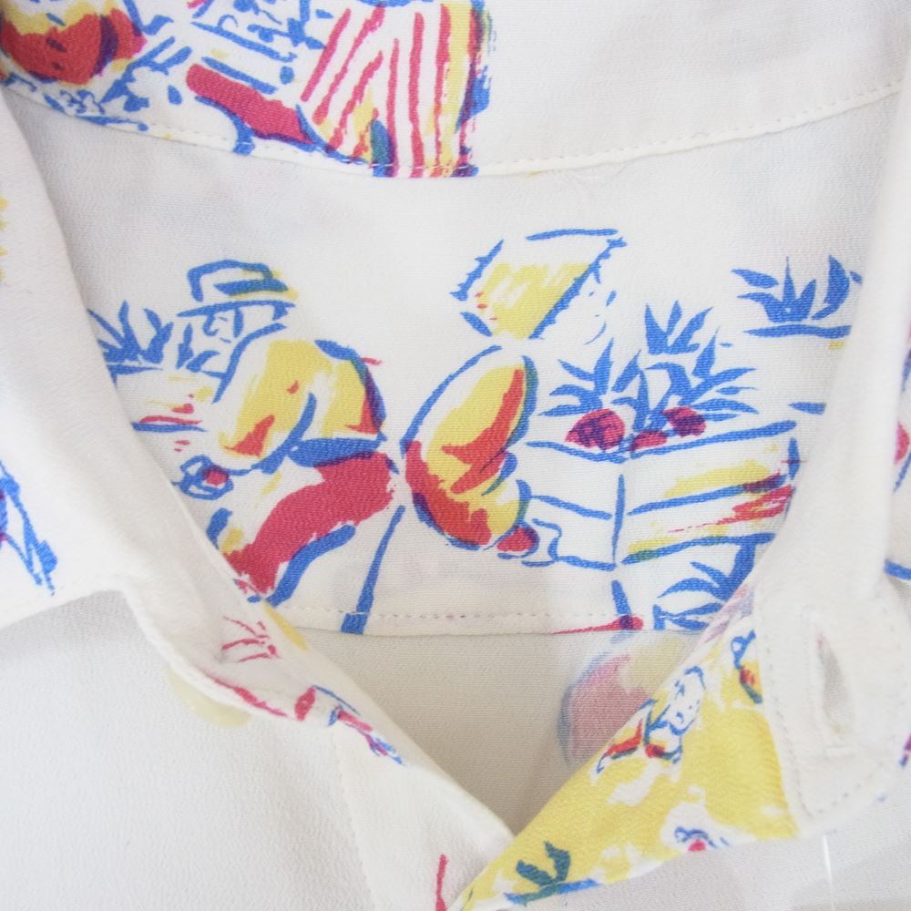 PORTER CLASSIC ポータークラシック 20SS HAWAIIAN HISTORY ALOHA SHIRT ハワイアンヒストリー アロハシャツ XS【中古】