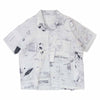 PORTER CLASSIC ポータークラシック 21SS MONSIEUR KURATA COTTON LINEN SHORT SLEEVE SHIRT ムッシュクラタ コットンリネン ショートスリーブ シャツ XS【中古】