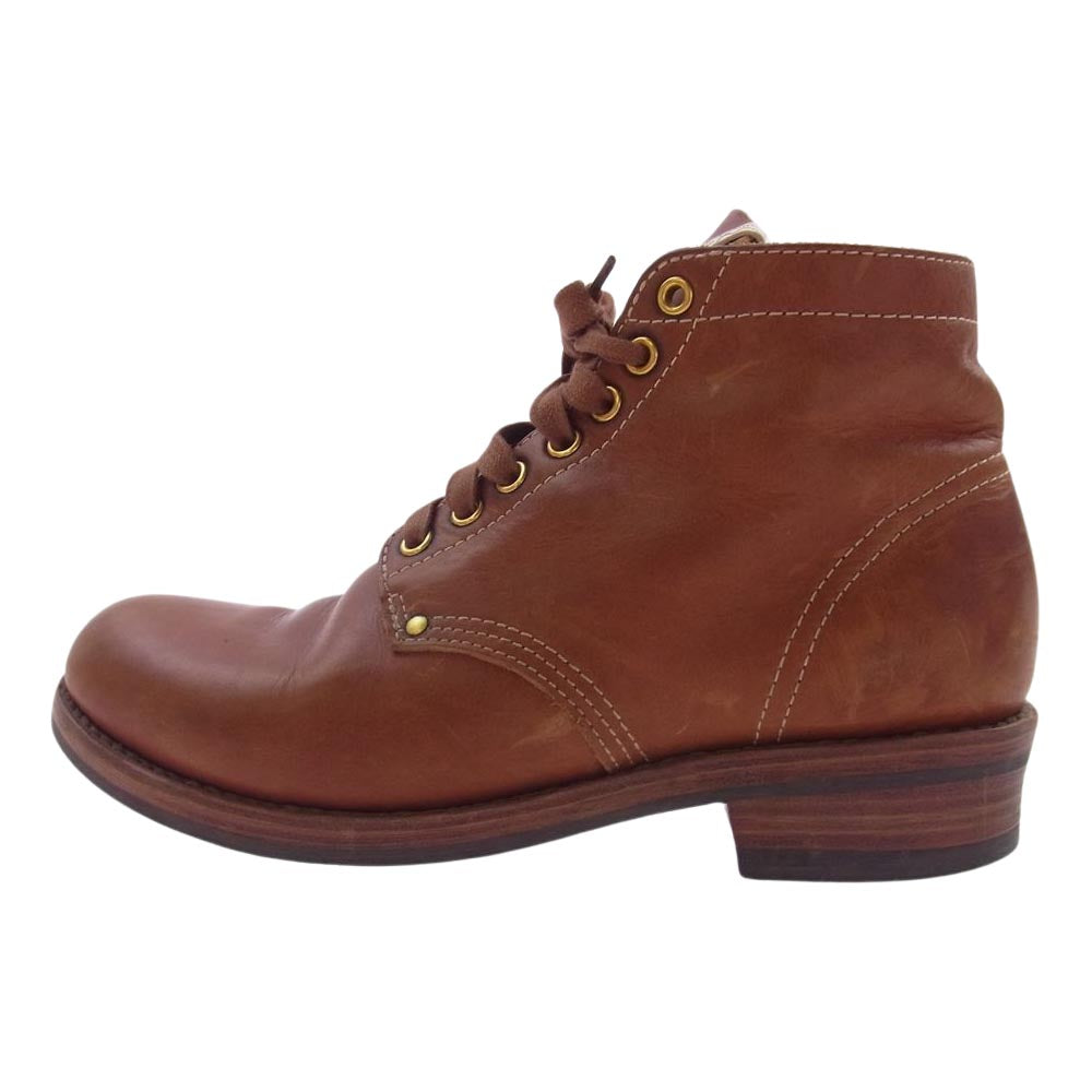 VISVIM ビズビム 18AW 0118402002002 BRIGADIER BOOTS-FOLK F.I.L. ブリガディア ブーツ ブラウン系 27cm【中古】