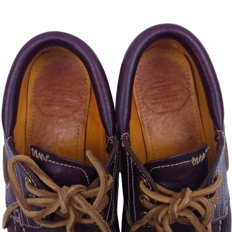 VISVIM ビズビム 14AW 0114202002001 AMERICANA DECK-FOLK アメリカーナ デッキ フォーク フォルク シューズ  ダークブラウン系 W7【中古】