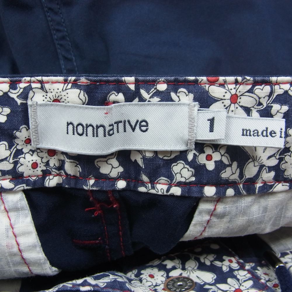 nonnative ノンネイティブ NN-P2329 DWELLER ANKLE CUT PANTS アンクルカット パンツ ネイビー系 1【中古】