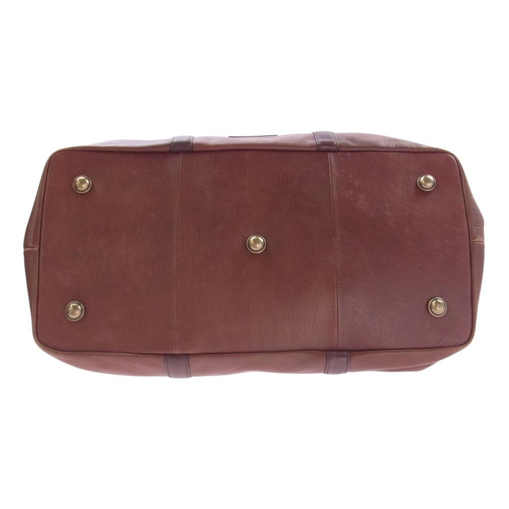 FOSSIL フォッシル 2WAY レザー ドクター バッグ ブラウン系【中古】