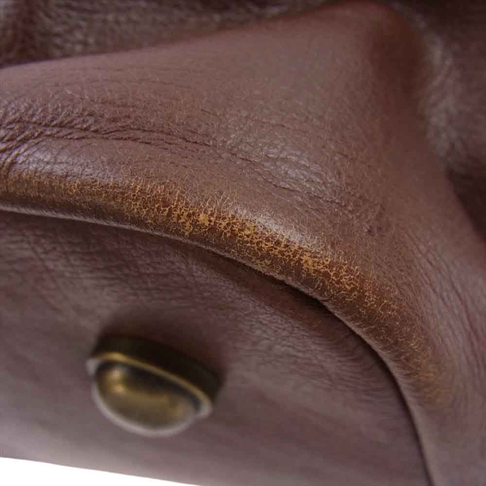 FOSSIL フォッシル 2WAY レザー ドクター バッグ ブラウン系【中古】