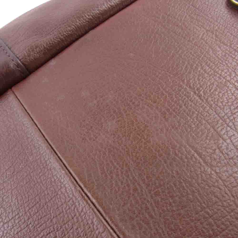 FOSSIL フォッシル 2WAY レザー ドクター バッグ ブラウン系【中古】