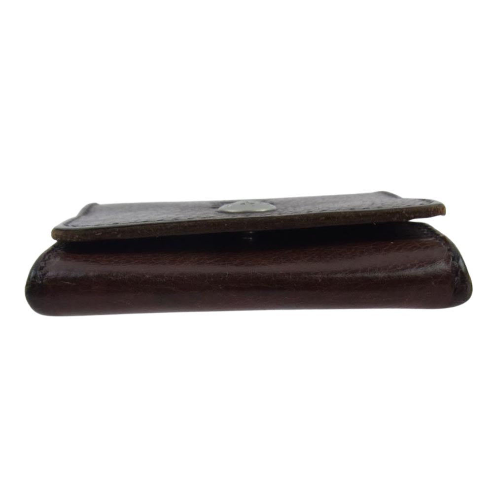IL BISONTE イルビゾンテ レザー コインケース ブラウン系【中古】