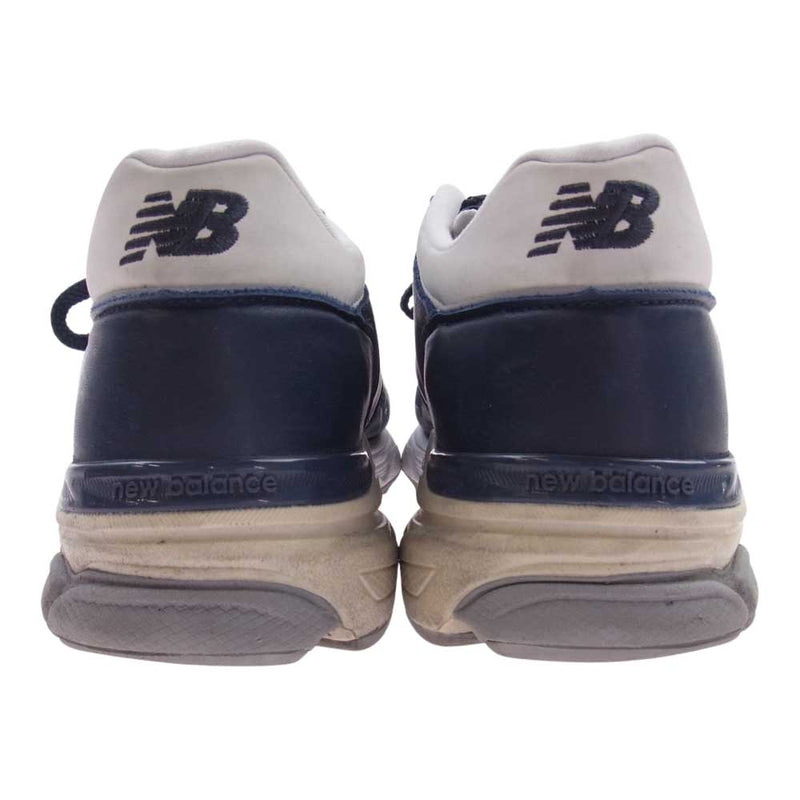 NEW BALANCE ニューバランス M15009LP 英国製 M15009LP ローカット スニーカー ネイビー系 USA10【中古】