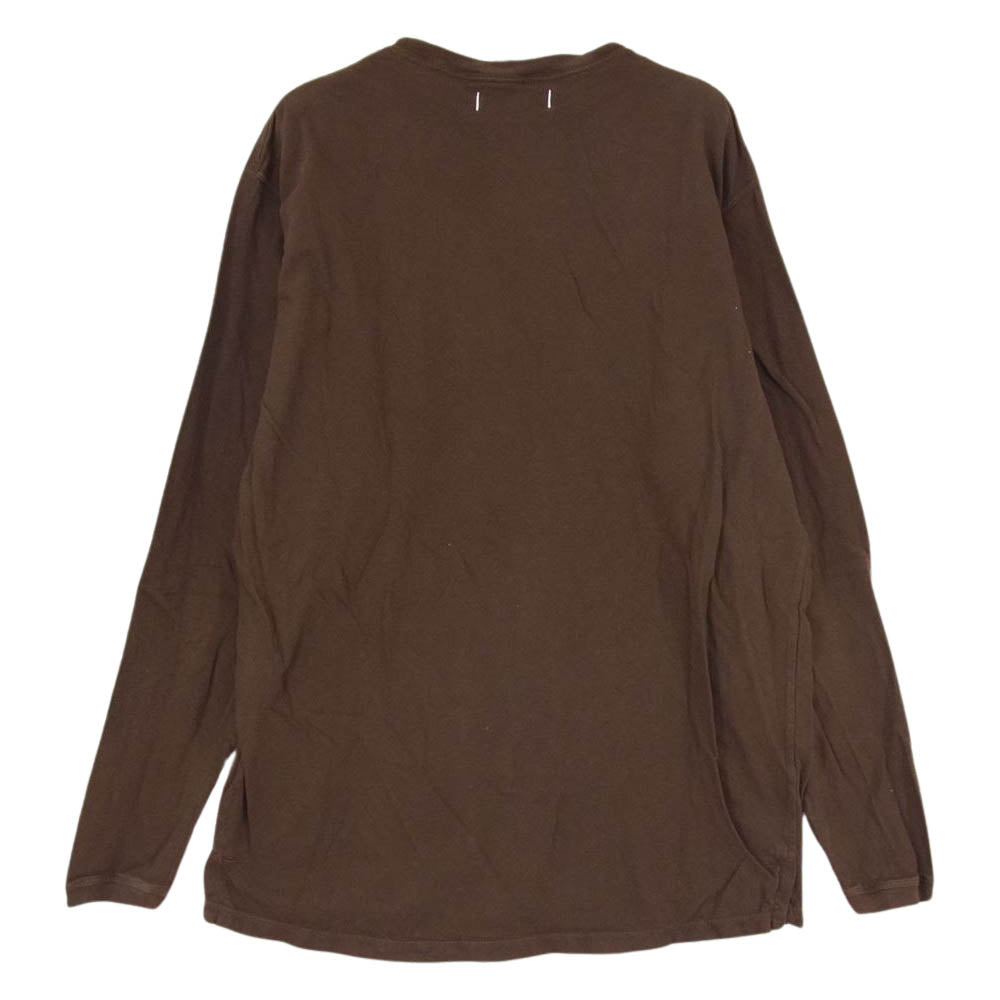nonnative ノンネイティブ DWL L/S TEE COTTON HEAVYWEIGHT JERSEY OVERDYED VW ロングスリーブ Tシャツ ブラウン系 3【中古】