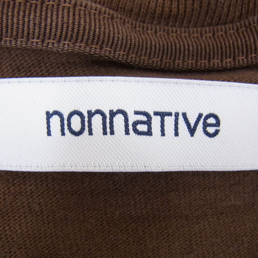 nonnative ノンネイティブ DWL L/S TEE COTTON HEAVYWEIGHT JERSEY OVERDYED VW ロングスリーブ Tシャツ ブラウン系 3【中古】