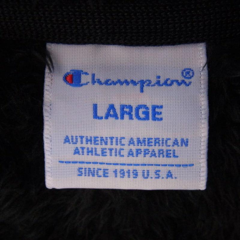 Champion チャンピオン フリース フルジップ ジャケット ブラック系 L【中古】