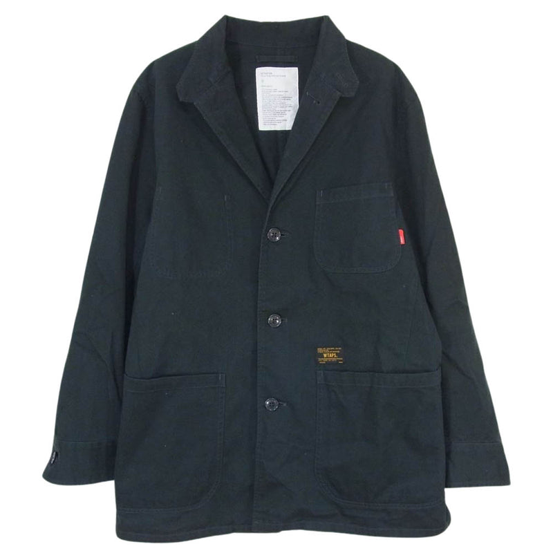 WTAPS ダブルタップス 15AW 152GWDT-JKM04 SHOP COAT ショップ コート ワーク ジャケット ブラック系 2【中古】