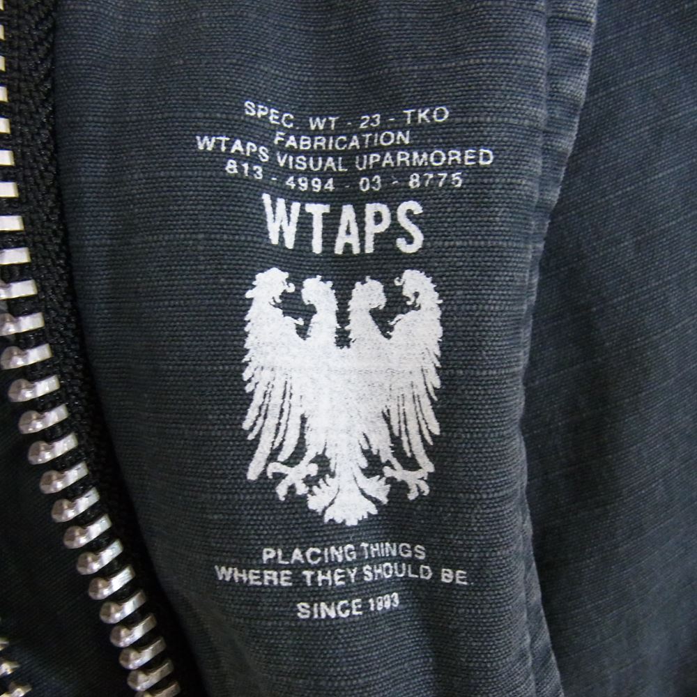 WTAPS ダブルタップス 151GWDT-JKM03 M-65/JACKET.COTTON.RIPSTOP インディゴブルー系 M【中古】