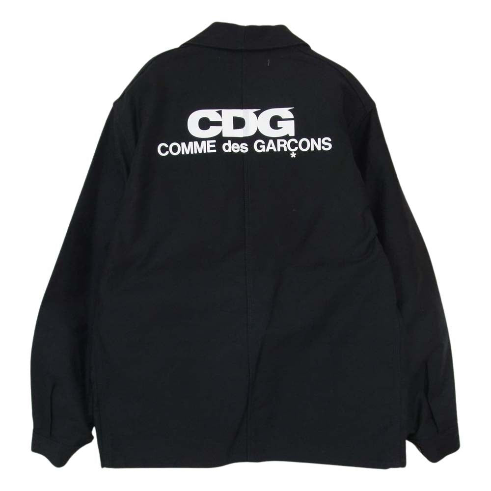 COMME des GARCONS コムデギャルソン GOOD DESIGN SHOP グッドデザインショップ  × LE LABOUREUR ラブルール カバーオール ジャケット ブラック系 M【中古】