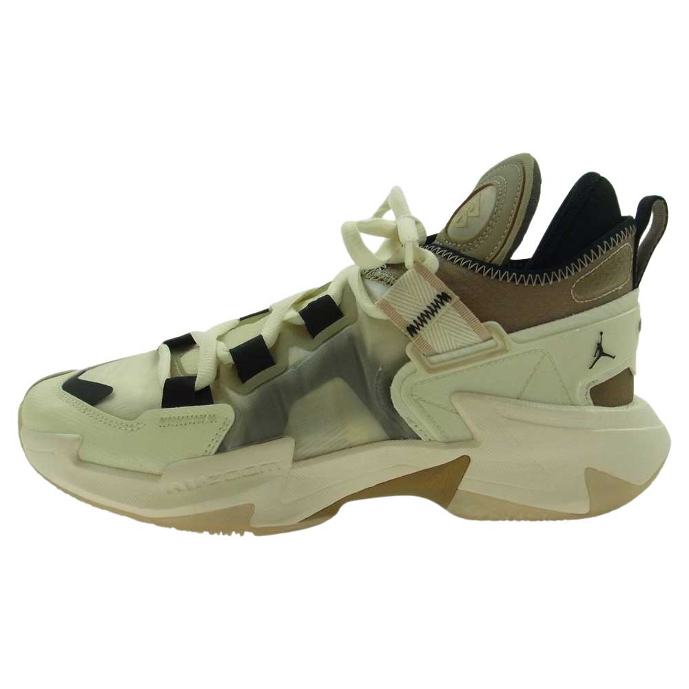 NIKE ナイキ DC3638-102 Jordan Why Not Zer0.5 Coconut Milk Khaki Rattan Black ジョーダン ワイノットゼロ.5 ココナッツミルク カーキ ラタン ブラック スニーカー カーキ系 ココナッツミルク 27.5cm【中古】