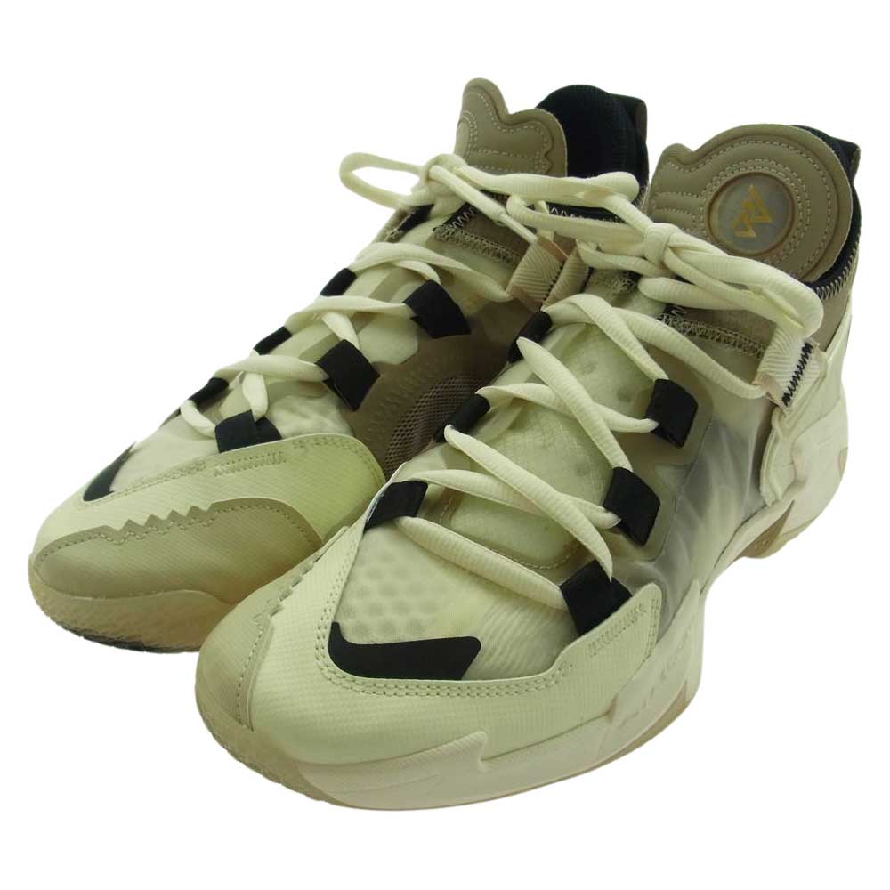 NIKE ナイキ DC3638-102 Jordan Why Not Zer0.5 Coconut Milk Khaki Rattan Black ジョーダン ワイノットゼロ.5 ココナッツミルク カーキ ラタン ブラック スニーカー カーキ系 ココナッツミルク 27.5cm【中古】