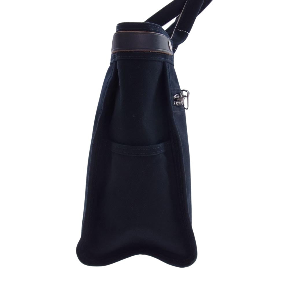 PORTER ポーター PORTER NAKED TOTE BAG M ネイキッド トートバッグ  ネイビー系 M【中古】