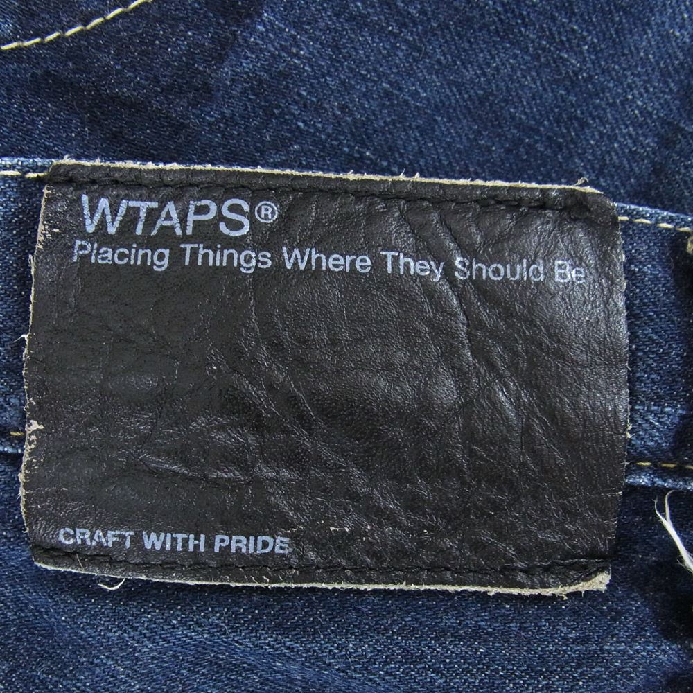WTAPS ダブルタップス 13SS 131GWDT-PTM04 BLUES SKINNY RAW デニム パンツ インディゴブルー系 M【中古】