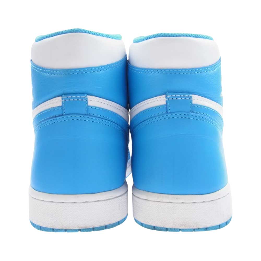 NIKE AIR JORDAN ナイキ ジョーダン 555088-117  1 Retro High UNC AJ1 レトロ ハイ スニーカー ライトブルー系 28cm【中古】