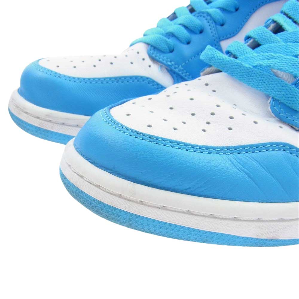 NIKE AIR JORDAN ナイキ ジョーダン 555088-117  1 Retro High UNC AJ1 レトロ ハイ スニーカー ライトブルー系 28cm【中古】