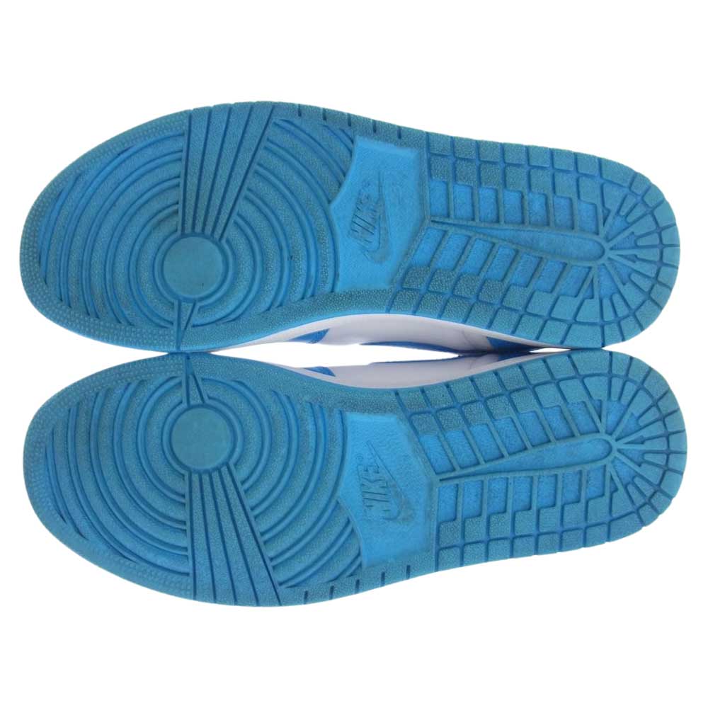 NIKE AIR JORDAN ナイキ ジョーダン 555088-117  1 Retro High UNC AJ1 レトロ ハイ スニーカー ライトブルー系 28cm【中古】