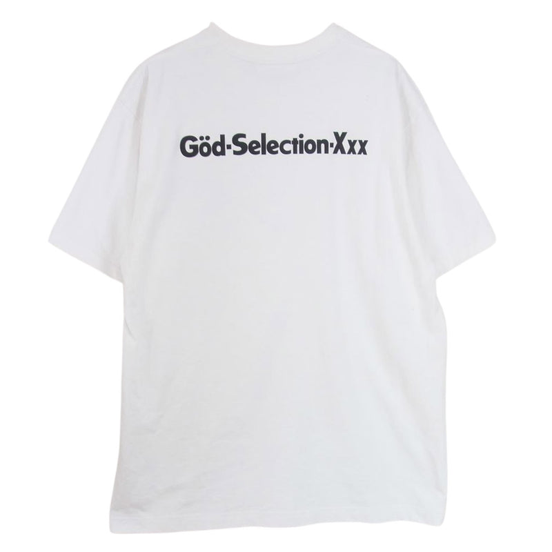 GOD SELECTION XXX ゴッドセレクション COOKIES バックプリント 半袖 Tシャツ ホワイト系 S【中古】