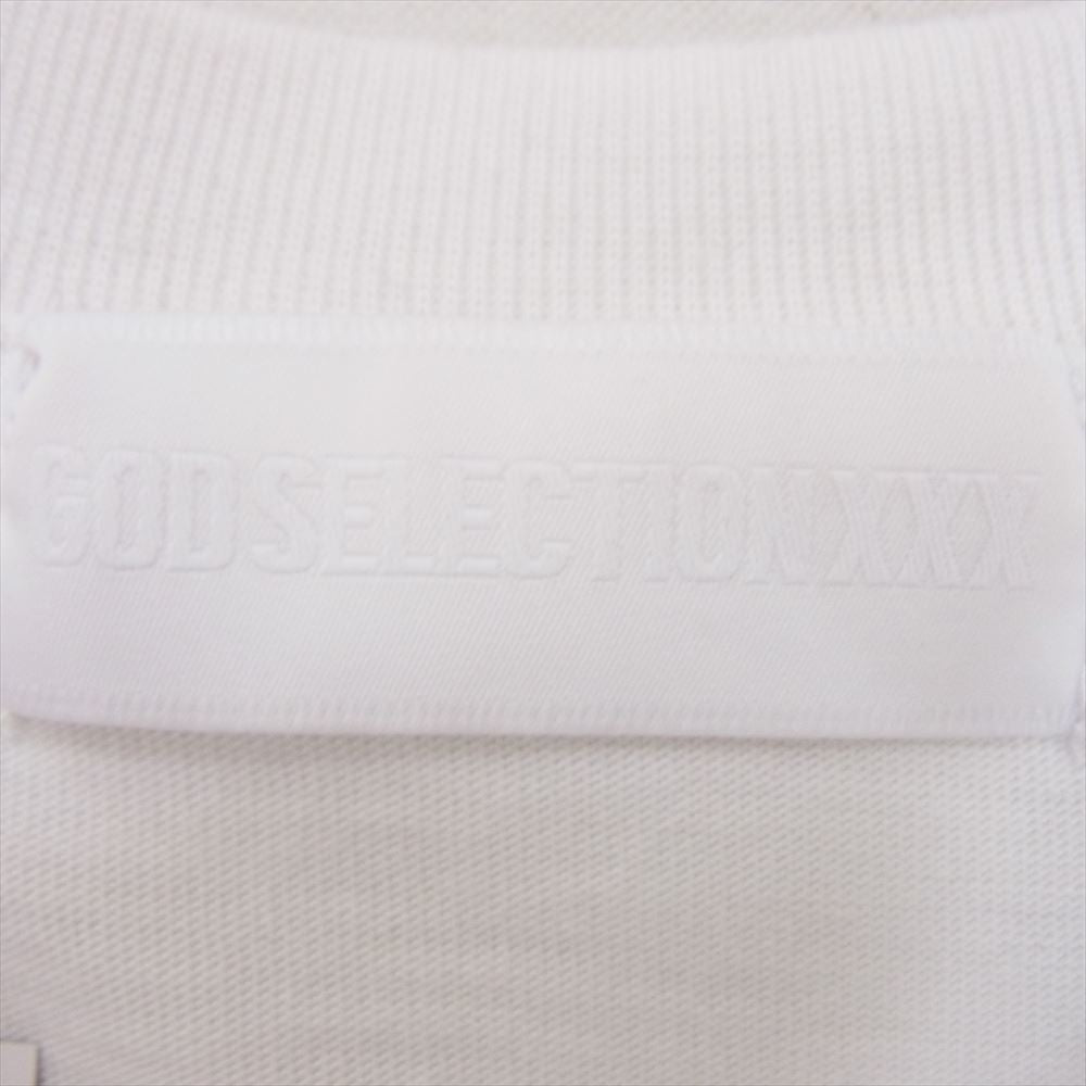 GOD SELECTION XXX ゴッドセレクション COOKIES バックプリント 半袖 Tシャツ ホワイト系 S【中古】
