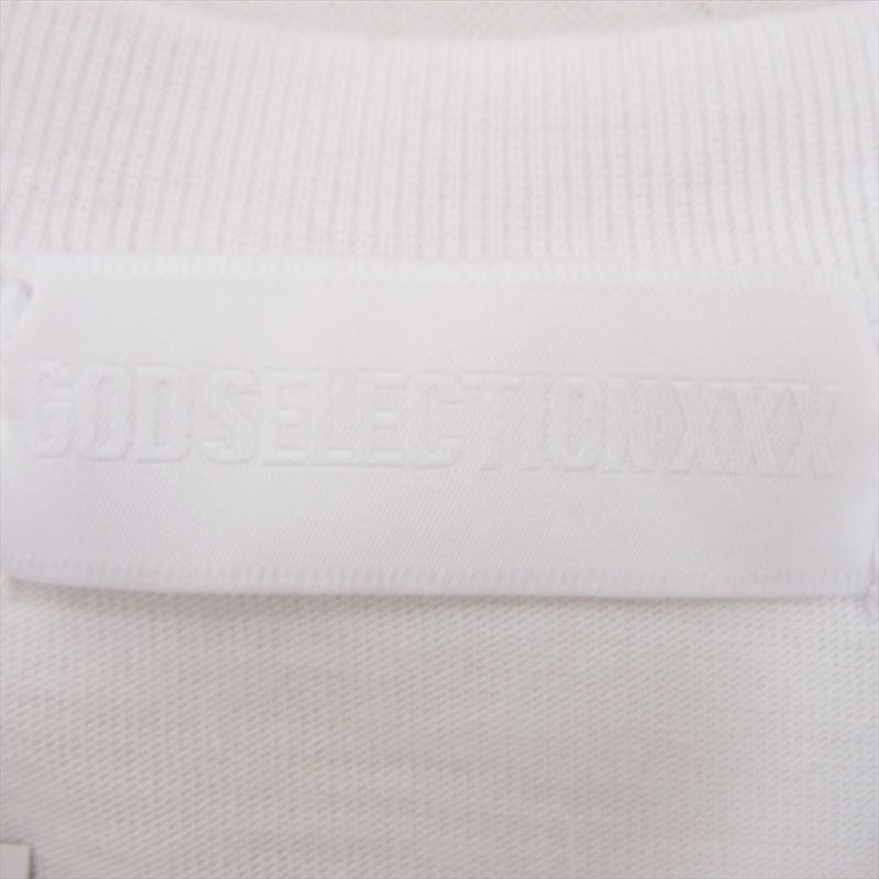 GOD SELECTION XXX ゴッドセレクション COOKIES バックプリント 半袖 Tシャツ ホワイト系 S【中古】
