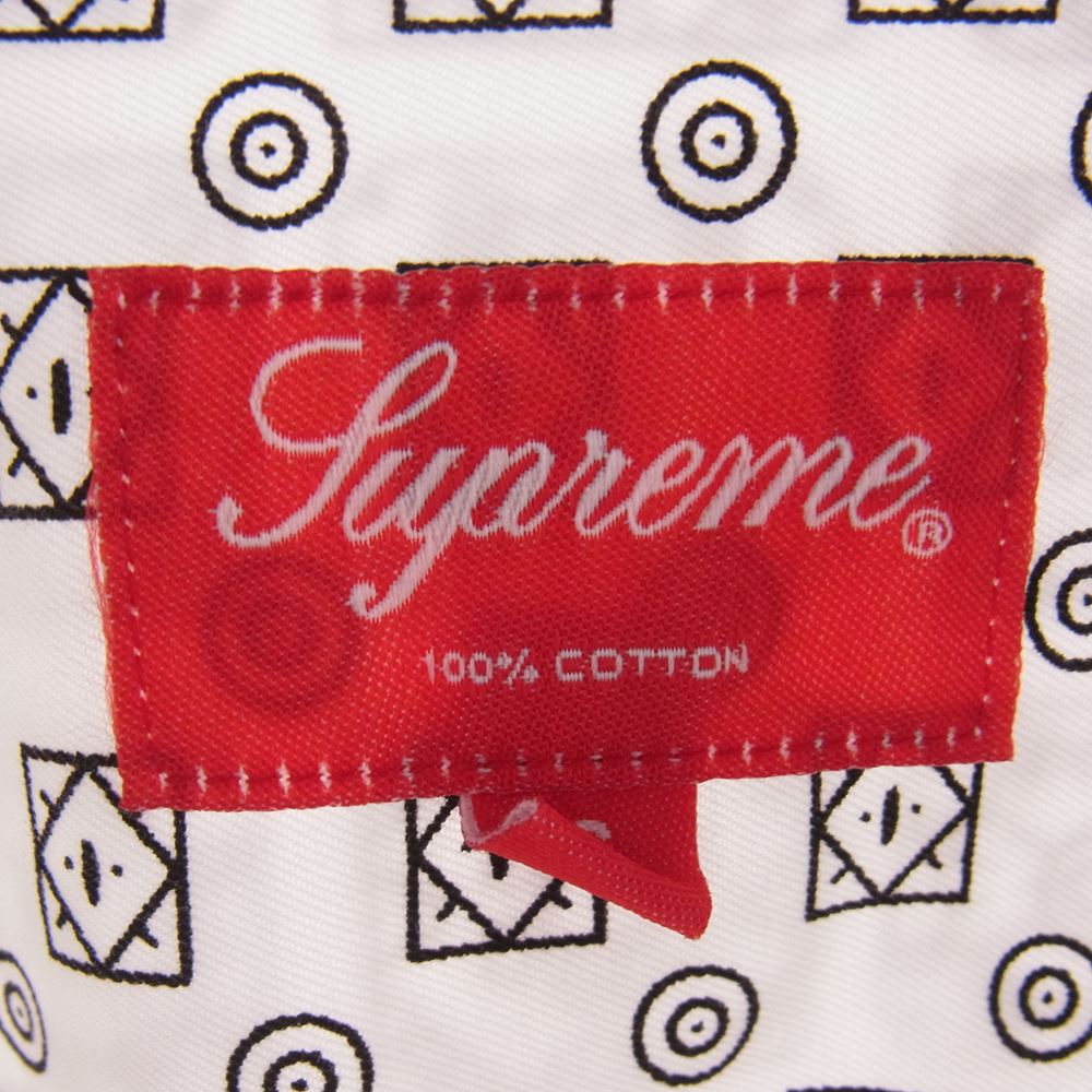 Supreme シュプリーム 20SS Paisley Grid Shirt ペイズリー 長袖 シャツ ホワイト系 S【中古】