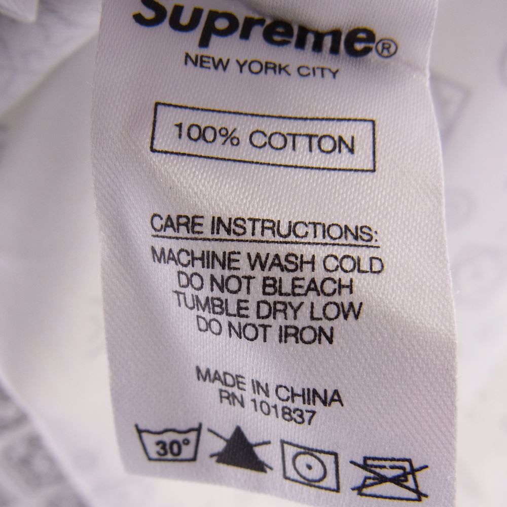 Supreme シュプリーム 20SS Paisley Grid Shirt ペイズリー 長袖 シャツ ホワイト系 S【中古】