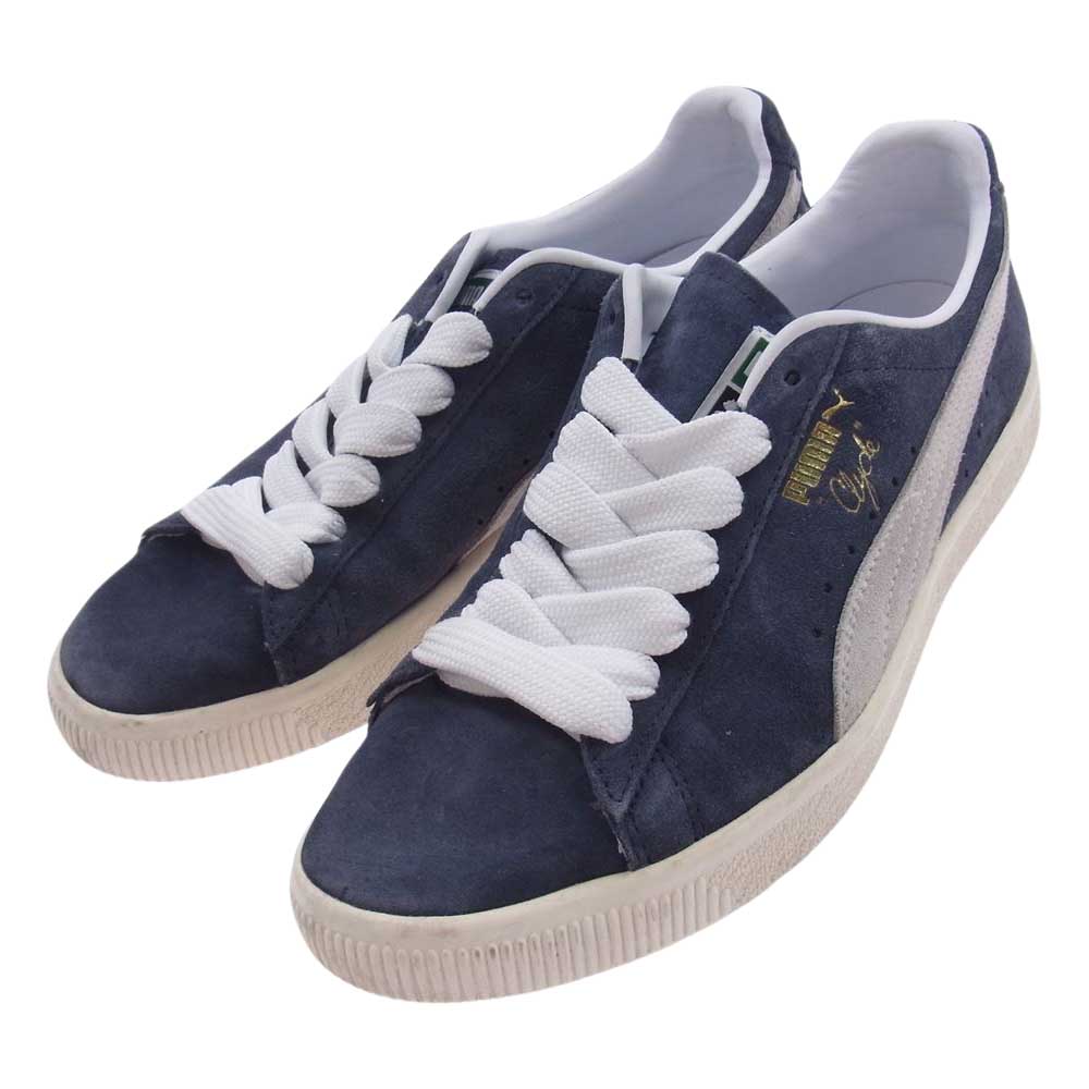 PUMA プーマ 391962-01 CLYDE OG クライド スエード スニーカー インディゴブルー系 27cm【中古】