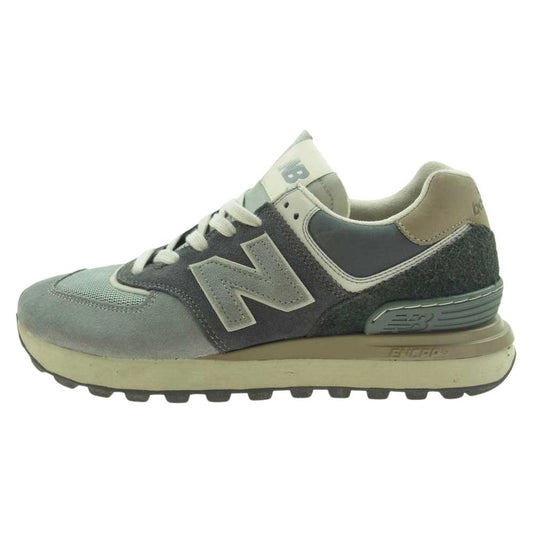 NEW BALANCE ニューバランス U574LGG2 スエード スニーカー グレー系 US9【中古】
