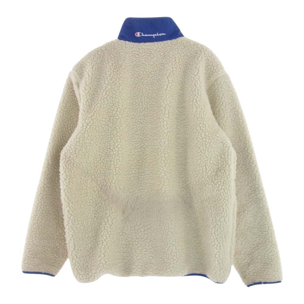 Champion チャンピオン C8-S603R ボア フリース ジャケット ホワイト系 L【中古】