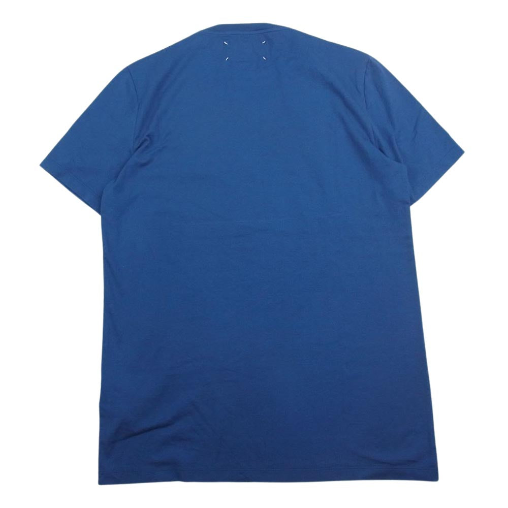 MAISON MARGIELA メゾンマルジェラ 17AW S50GC0485 S22816 10ライン ナンバリング プリント クルーネック 半袖 Tシャツ ネイビー系 48【新古品】【未使用】【中古】