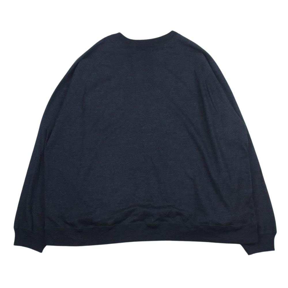 ゴールド GL68805 WASHABLE WOOL RAGLAN L/S TEE ウォッシャブル ウール 長袖 Tシャツ グレー系 M【美品】【中古】