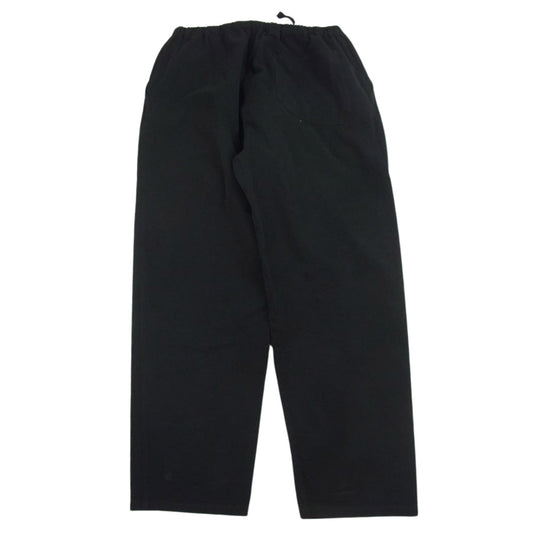 COMOLI コモリ Y03-01005 製品染 コットンツイル ドロー ストリング パンツ ブラック系 2【新古品】【未使用】【中古】