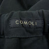 COMOLI コモリ Y03-01005 製品染 コットンツイル ドロー ストリング パンツ ブラック系 2【新古品】【未使用】【中古】