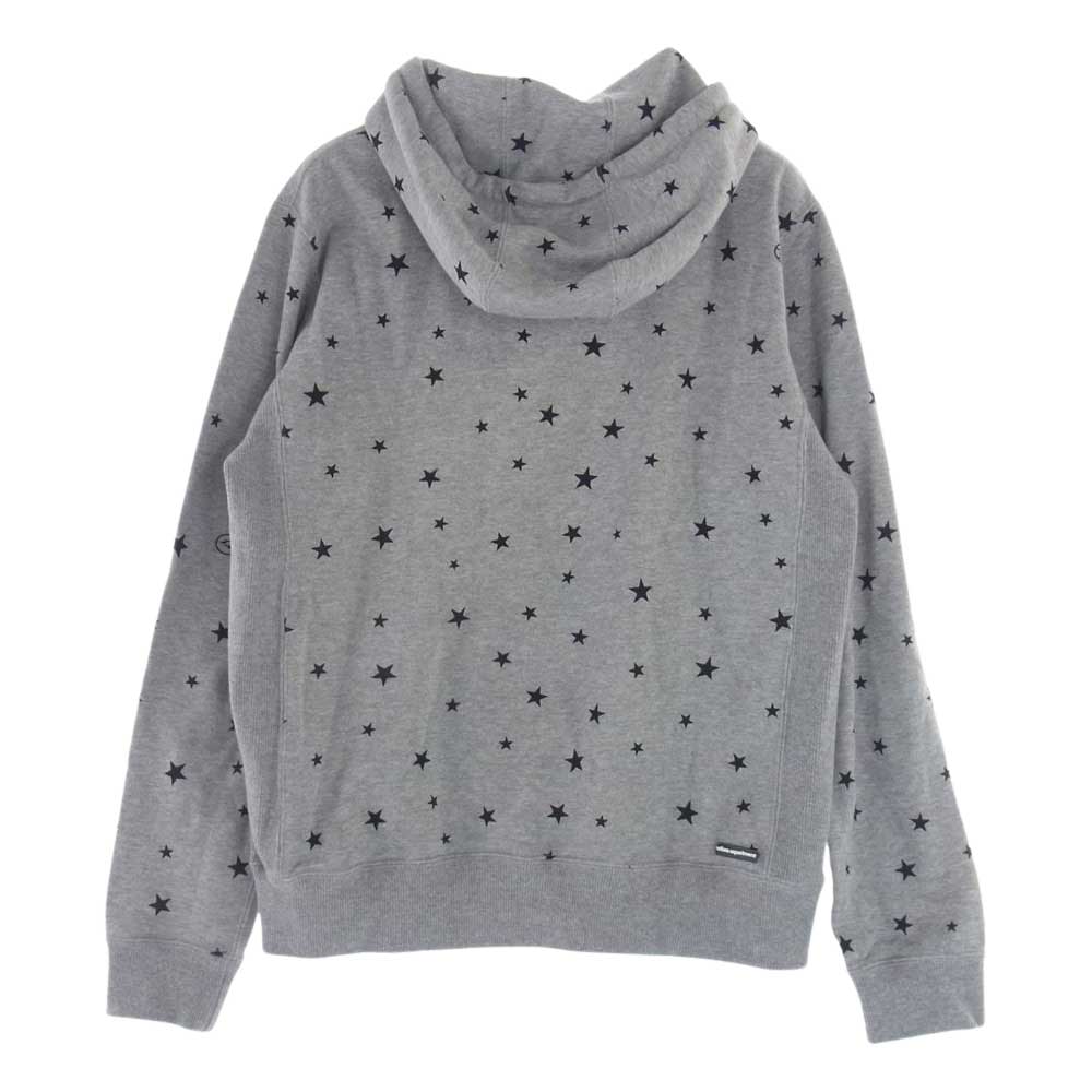 uniform experiment ユニフォームエクスペリメント STAR SWEAT HOODIE スター スウェット フーディ パーカー グレー系 1【美品】【中古】