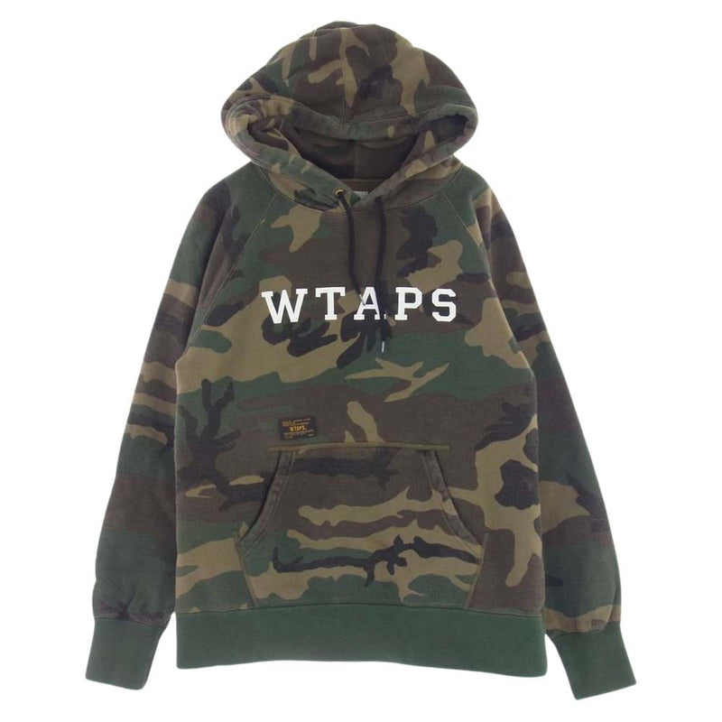 WTAPS ダブルタップス 15AW 152ATDT-CSM04S DESIGN HOODED 02 カモ フーディ プルオーバー パーカー マルチカラー系 M【中古】