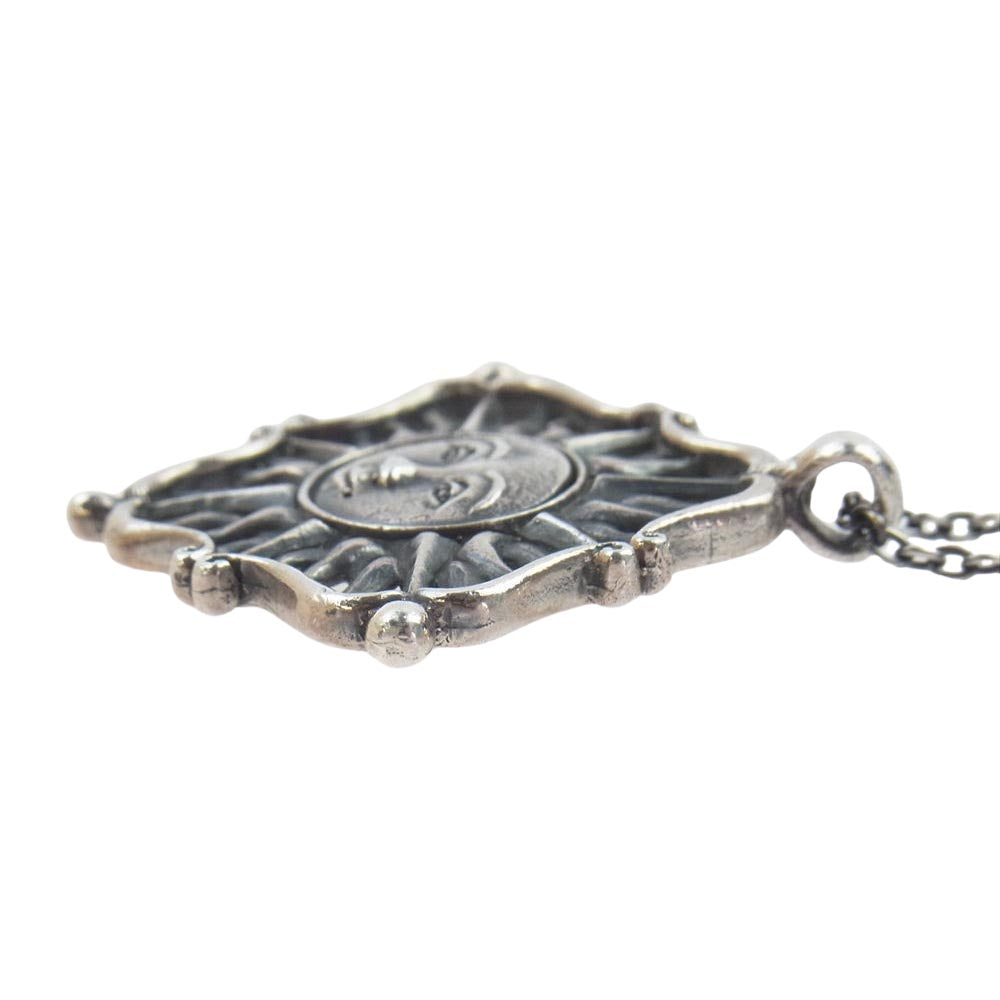 ハッピーソース The Sun and Moon Silver Pendant サン＆ムーン シルバー ペンダント ネックレス シルバー系【中古】
