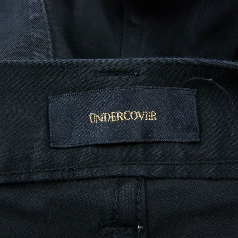 UNDERCOVER アンダーカバー 16AW UCR4507 ダーツ ストレッチ ジッパーフライ カットオフ スキニー デニム パンツ  ブラック系 2【中古】