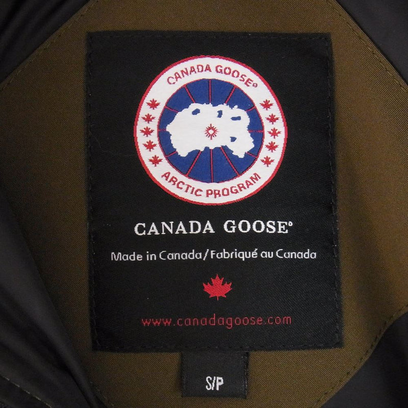 CANADA GOOSE カナダグース 2302JL サザビーリーグ Mackenzie Parka Heritage マッケンジー パーカ カーキ系 S【中古】
