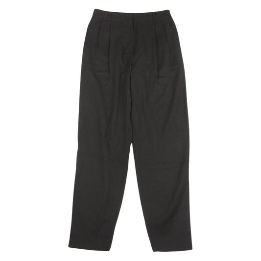 ナエ jogger wool slacks 2タック ジョガー ウール スラックスパンツ ブラウン系 S【中古】