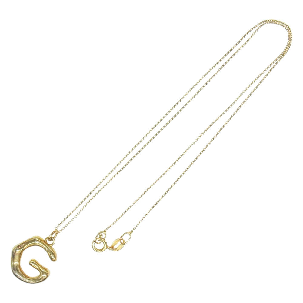 プラージュ 22-091-923-0032 BONVO G イニシャル ボンボ ネックレス ゴールド系【中古】