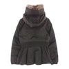 MONCLER モンクレール SAUMUR GIUBBOTTO 着脱可能ファーフード付き レイヤード ダウンジャケット カーキ系 3【中古】