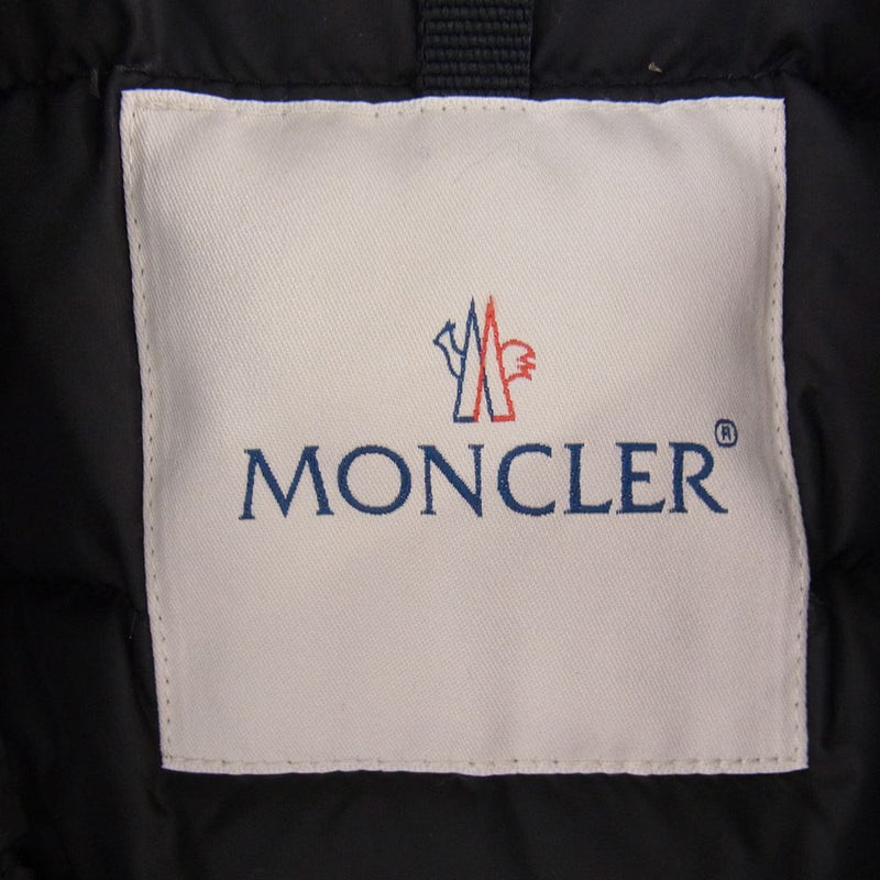 MONCLER モンクレール SAUMUR GIUBBOTTO 着脱可能ファーフード付き レイヤード ダウンジャケット カーキ系 3【中古】