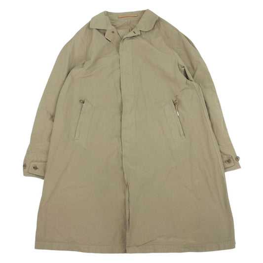 Scye サイ 5115-73535 Basics ベーシック 高密度タフタ 製品染め 合繊 ステンカラー コート ベージュ系 38【中古】