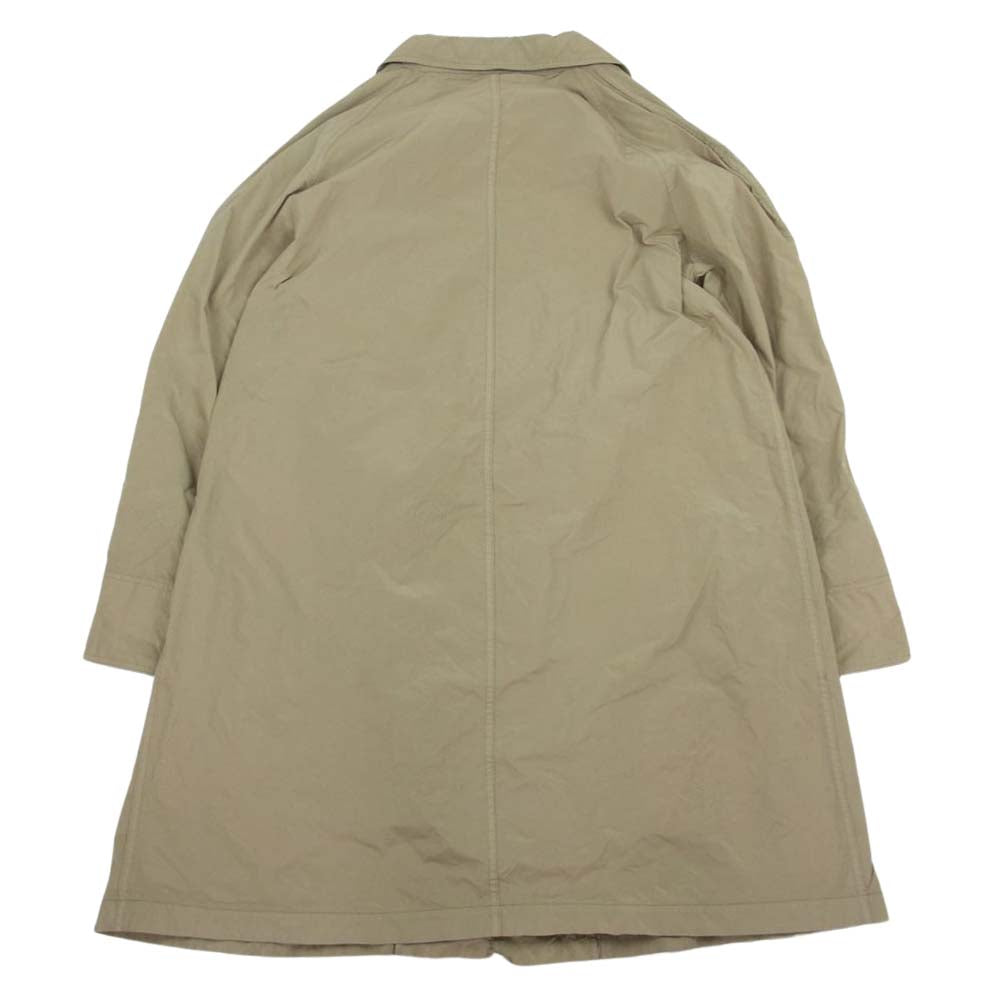 Scye サイ 5115-73535 Basics ベーシック 高密度タフタ 製品染め 合繊 ステンカラー コート ベージュ系 38【中古】