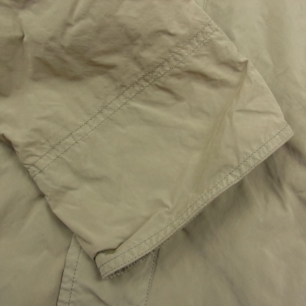 Scye サイ 5115-73535 Basics ベーシック 高密度タフタ 製品染め 合繊 ステンカラー コート ベージュ系 38【中古】
