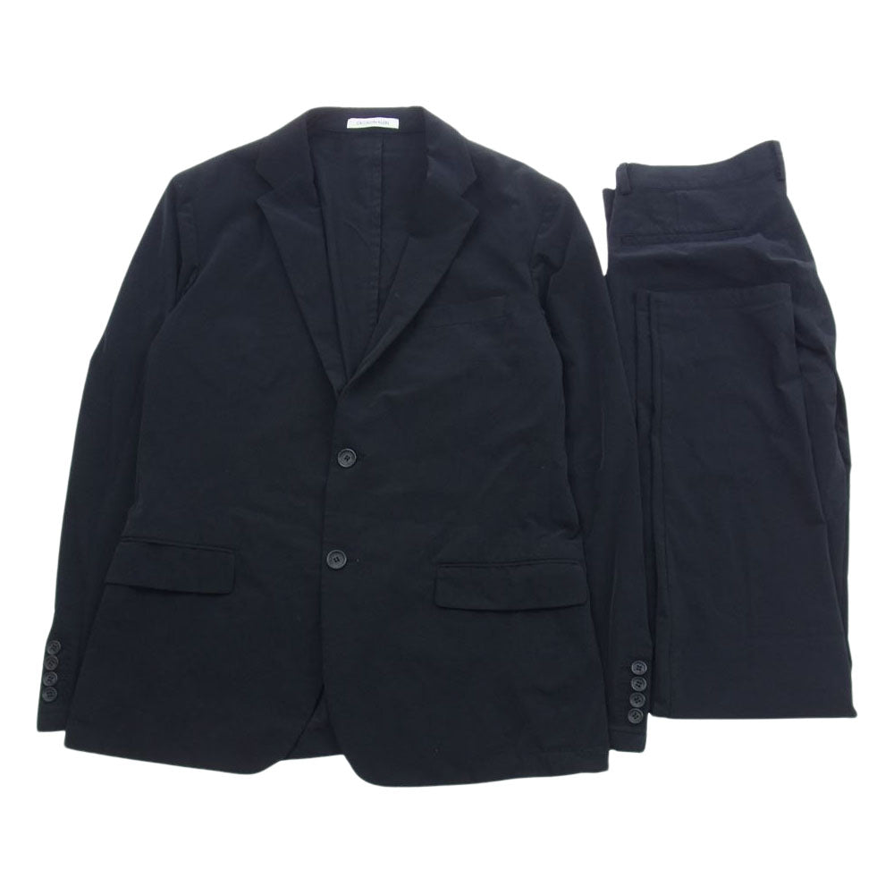 カルバンクライン KM.0200 アーバンスイマー360 テーラードジャケット スラックスパンツ スーツ セットアップ ブラック系 40【中古】