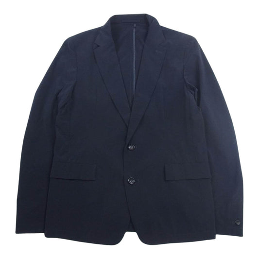 ATTACHMENT アタッチメント 19SS AG91-208 ストレッチタフタ 2B テーラードジャケット ネイビー系 3【中古】
