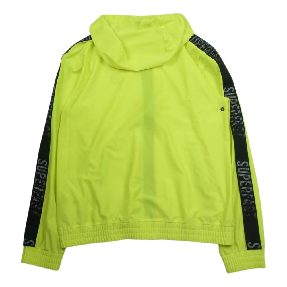 ハイドロゲン SUPERFAST スーパーファスト スカルロゴプリント サイドライン フルジップ パーカー ジャケット イエロー系 L【中古】
